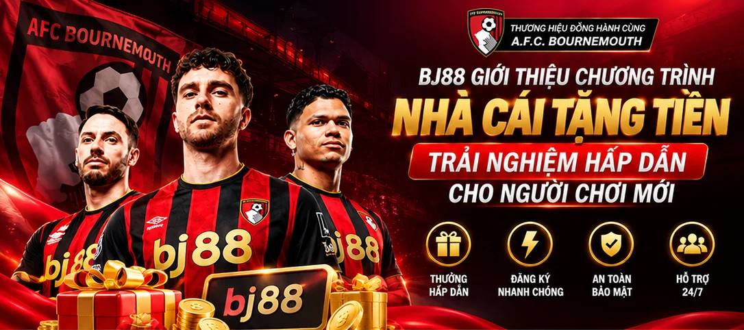 Bj88 giới thiệu chương trình nhà cái tặng tiền trải nghiệm hấp dẫn cho người chơi mới